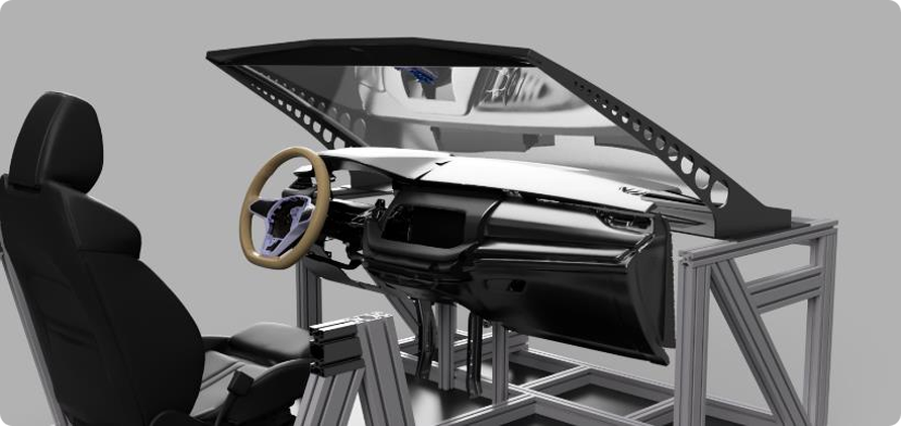 LATANIR vehicle dashboard and cockpit simulator