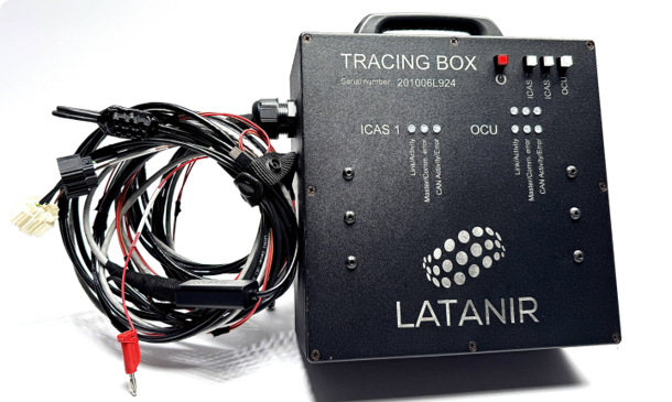 LATANIR Tracing Box with connected cable harness